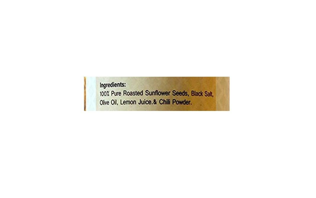 Wonderelements Roasted Lemon Chili Sunflower Seeds   Jar  150 grams